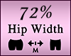 Hip Butt Scaler 72%