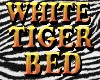 WHITE TIGER BED