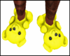 Bear Slippers Yellow M