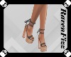 D Gray Platform Sandals