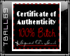 100% certificate blinkie