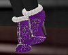 Purple Heel Boots