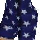 Blue shorts/White stars