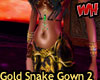 Gold Snake Gown 2