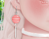 w. Lollipop Earrings Ros