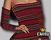 c. Plaid Red Dress RL