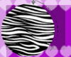 [J] Zebra Earrinqs