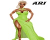 lime green gown bbw