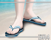 Flipflops Blue M