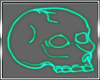 T* Neon Strange Skull