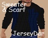 Sweater & Scarf Blue