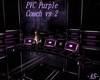 PVC Purple Couch 2