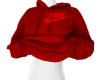 L! GRAPHIC HOODIE RED