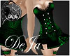 rD lace dress emerald