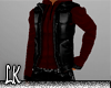 [LK] black red hoody