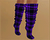 Purple Sock Plaid Tall
