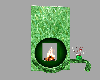 Green Fireplace
