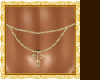 Gold HeartBelly Chain