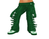 green suspender pants
