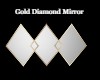 Gold Diamond Mirror