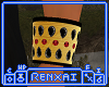 R` Gold Gem Bracer L