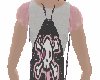Emo bag skull pink