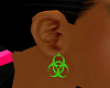 Toxic Green Earrings