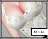 Floral corset white