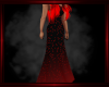 Red Fade Sparkle Gown