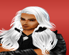 WHITE FLOWING HAIR MALE