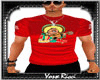*YR*MUSCLE T-shirt Red