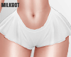 Elle White Shorts