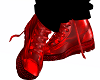 RED SHINY RUGGED SHOES