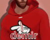 [D] Casual red hoodie