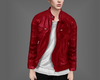 Leather Jacket Dark Red