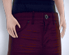 Maroon Jeans Ripped