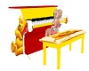 pooh bear piano