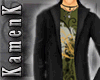 [KK] Jacket /Green Shirt