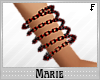 !!M Chain Braclet Red