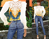 TF* jeans and Fun Blouse
