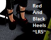 Red and Black Heels