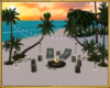 Beach seating & fire