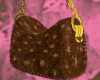 Spotted Deer Purse Fur
