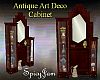 Antq Art Deco Cabinet