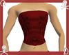 Abstract Deep Red Corset