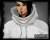xMx:White Hoodie-M