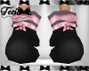 Pink Black Boxing Gloves