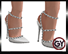 GY*STUDDED SHOES WHITE