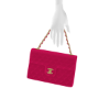 pink chanell purse
