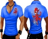 Blue Muscle Shirt/Devil